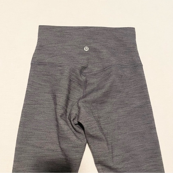 Lululemon Align Pant II Heathered Herringbone Heathered Black White Size 4 - Picture 10 of 16